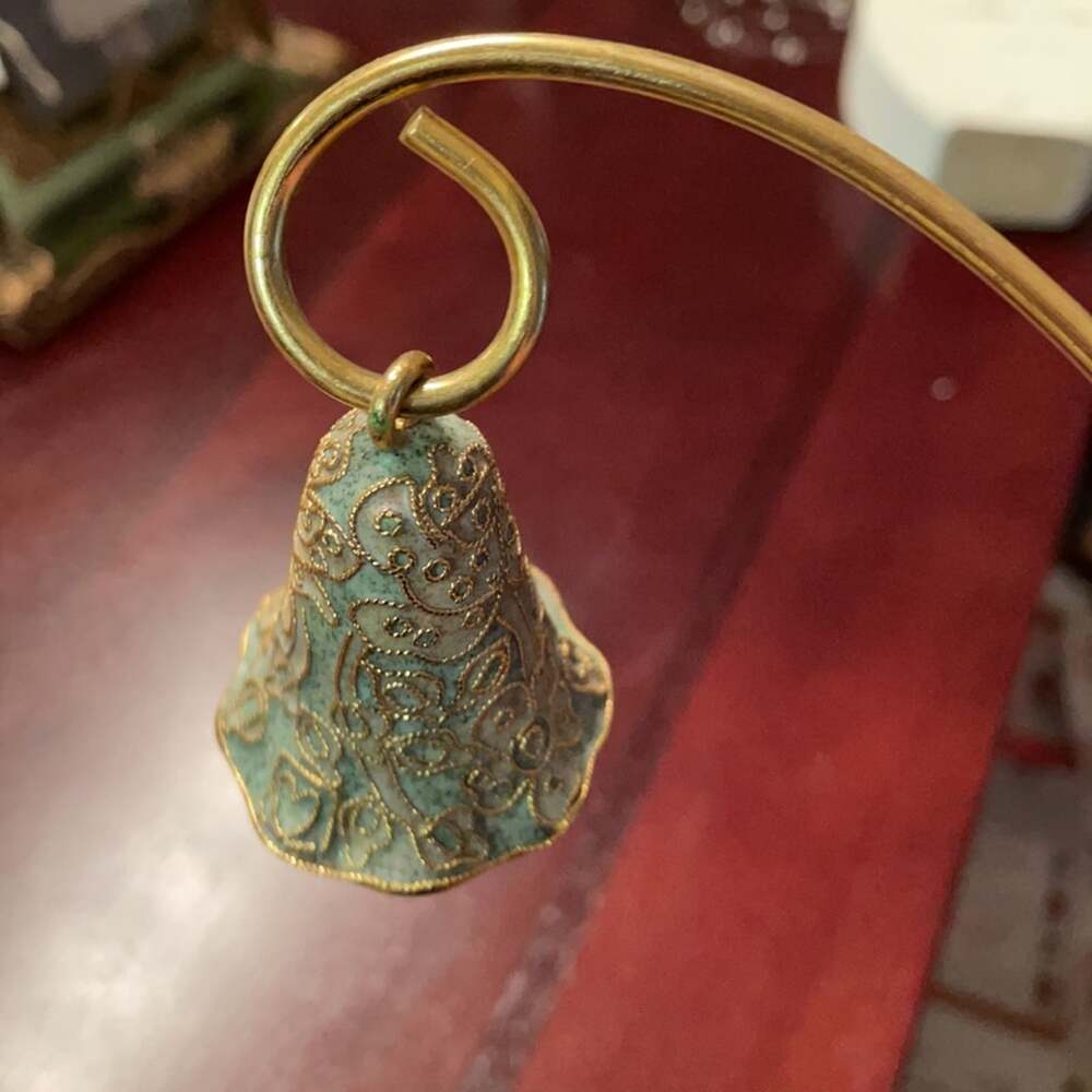 Vintage Mini blue bell ornament decor - Picture 3 of 5
